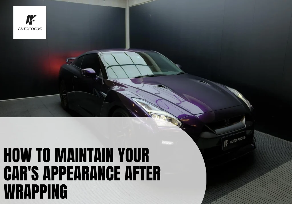 Professional car wraps Banksmeadow midnight purple Land Rover Defender showcase at AutoFocus Solution workshop