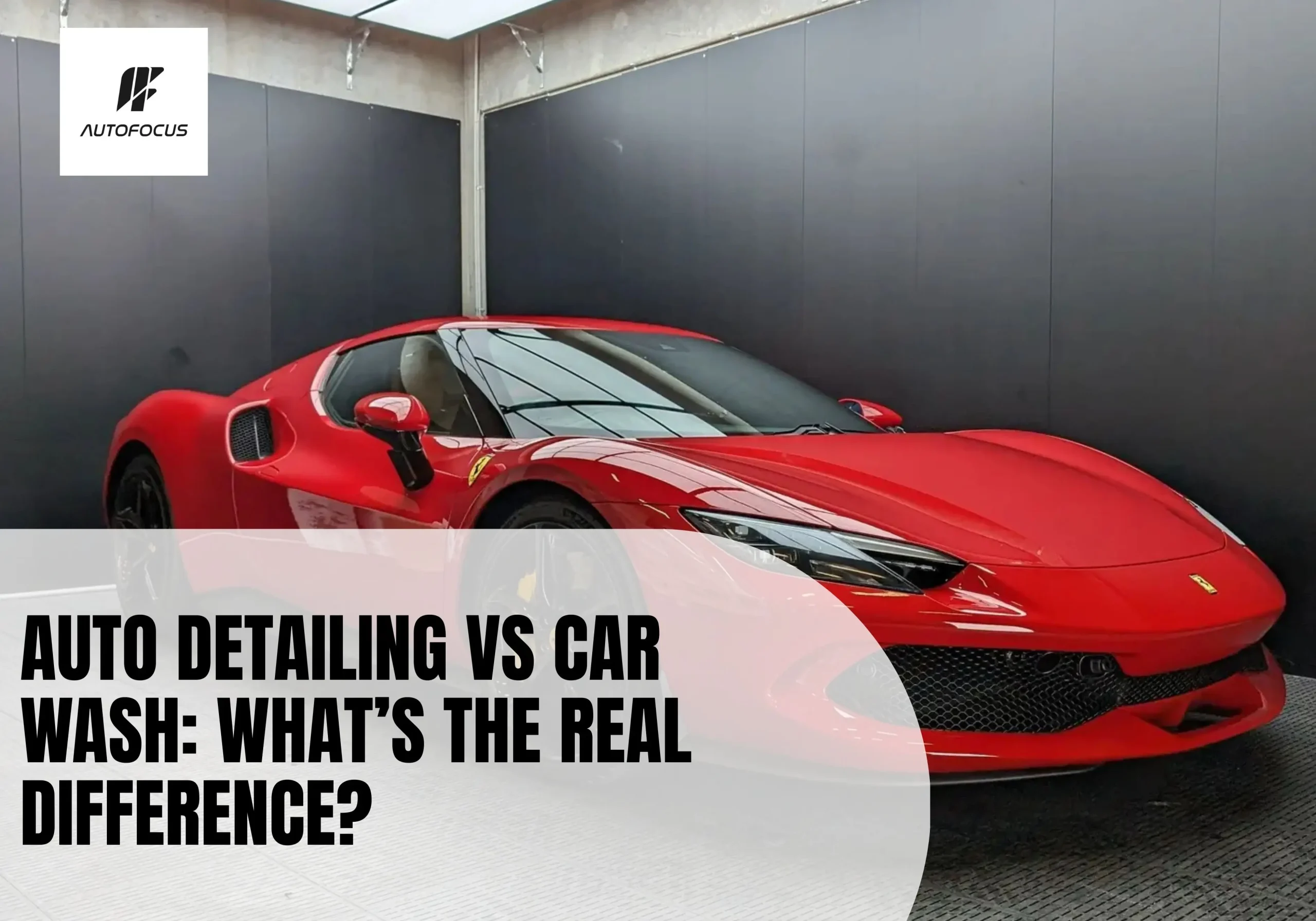 Auto Detailing vs Car Wash