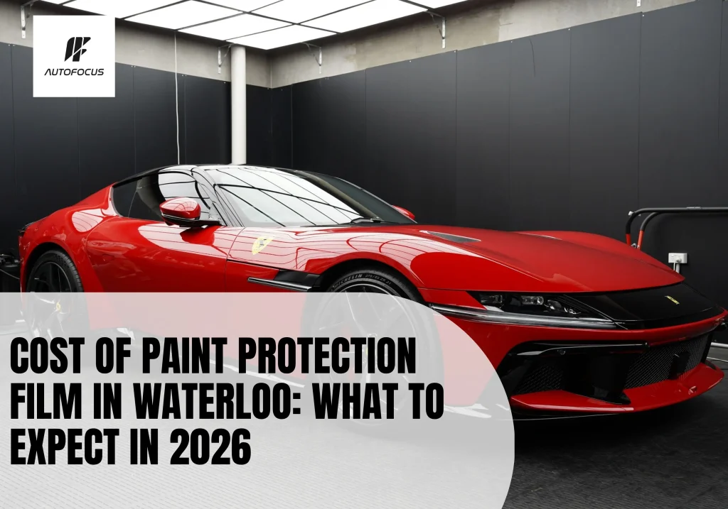 C8 Corvette with full car paint protection film in Waterloo applied by Autofocus Solution