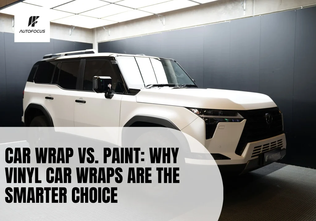 Lexus GX550 satin PPF car wrap vs. paint pearl white Sydney Autofocus Solution